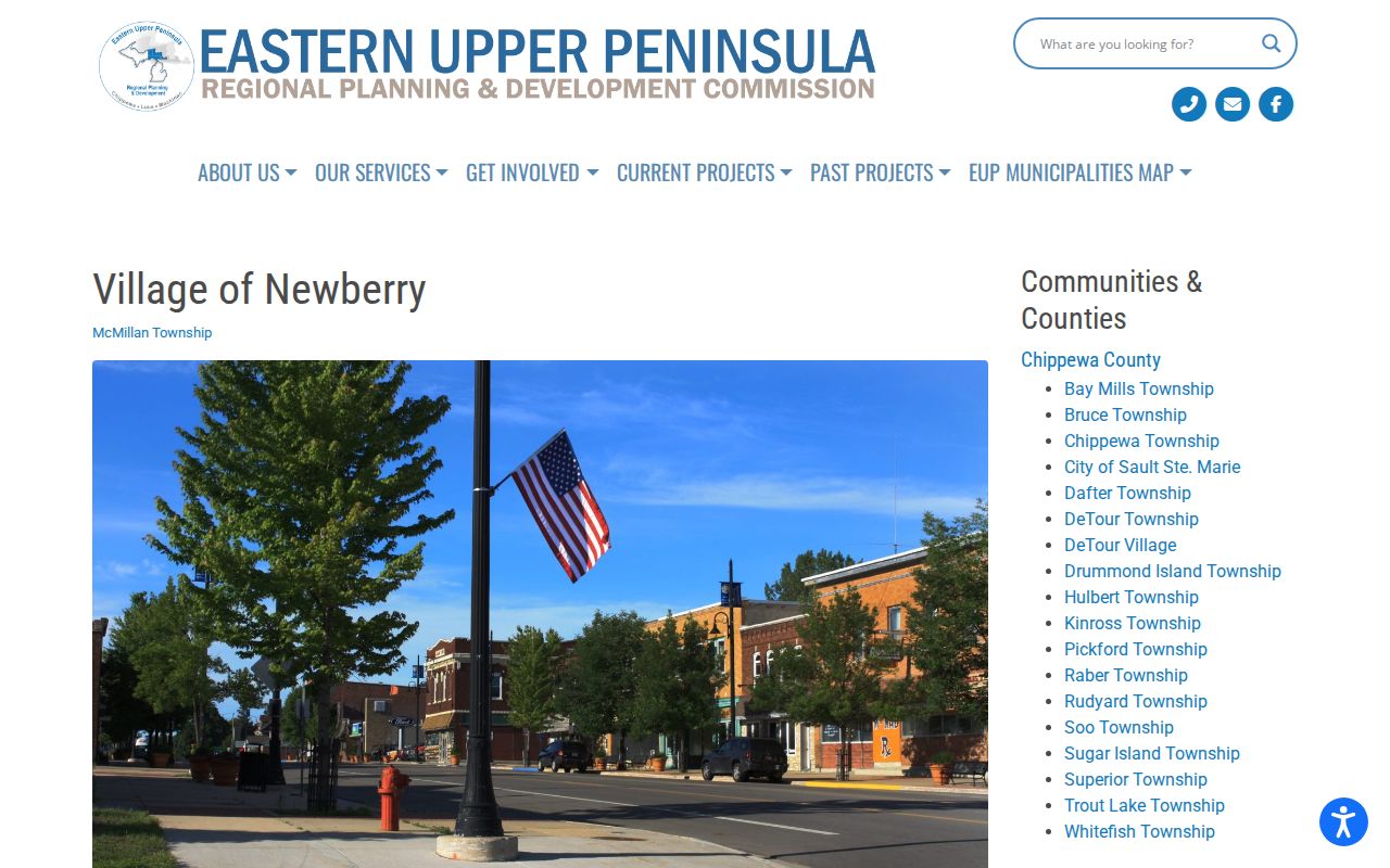 Luce County Newberry court records municipal-status reference